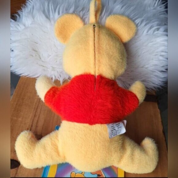 Vintage Winnie The Pooh Bear Plush 60s - Picture 5 of 10